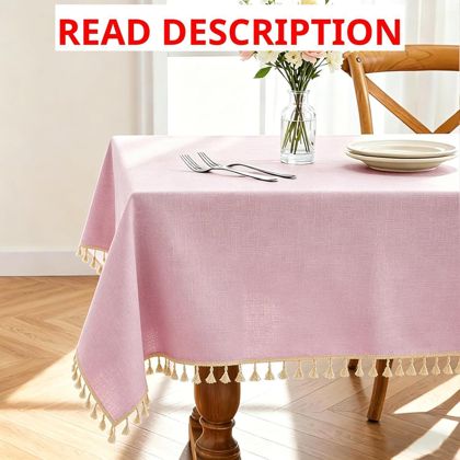 Alsoo Table Cloth 55"x75" Pink