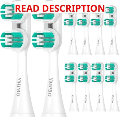 YMPBO Spinbrush PRO Replacement Heads 10-Pack