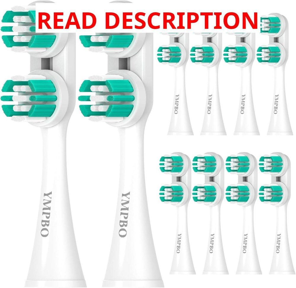YMPBO Spinbrush PRO Replacement Heads 10-Pack