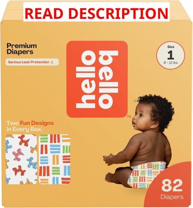 Hello Bello Premium Diapers Size 1 82ct