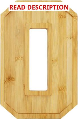 15.8' Wood Charcuterie Tray Number 0