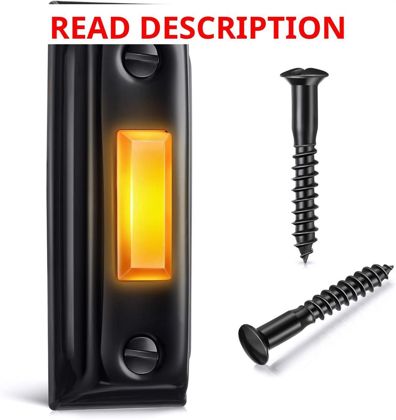 Dreyoo Metal Doorbell Push Button Black