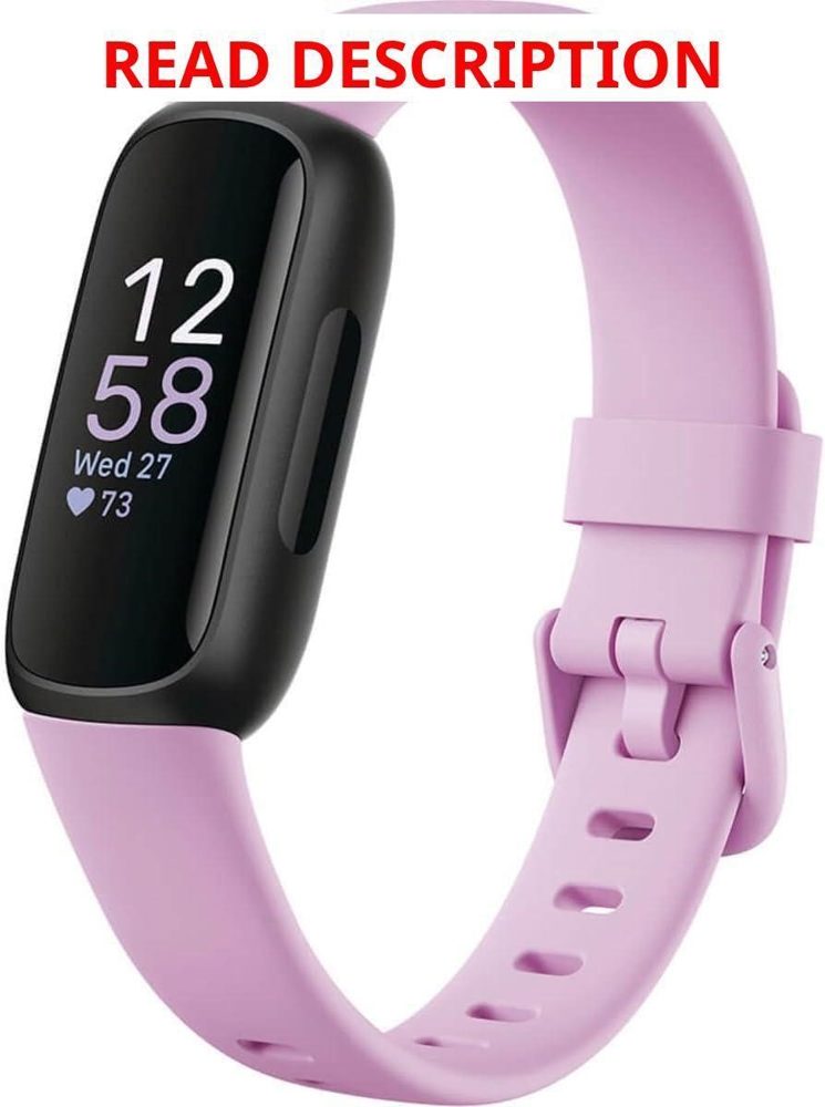 Fitbit Inspire 3 Health Tracker - Lilac/Black