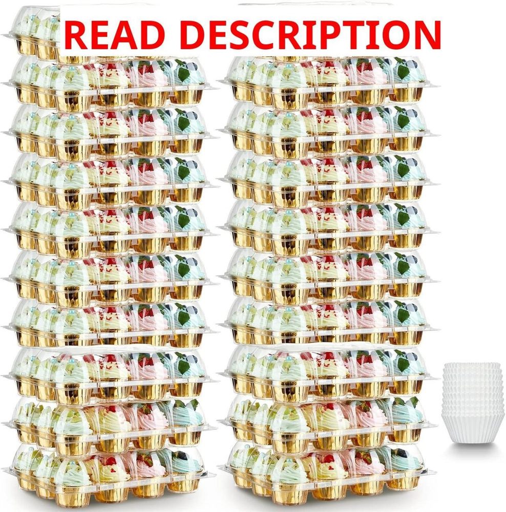 Gencywe 12-Pack Cupcake Carrier w/ Liners