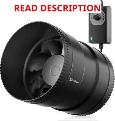 Hon&Guan 6" Inline Booster Duct Fan