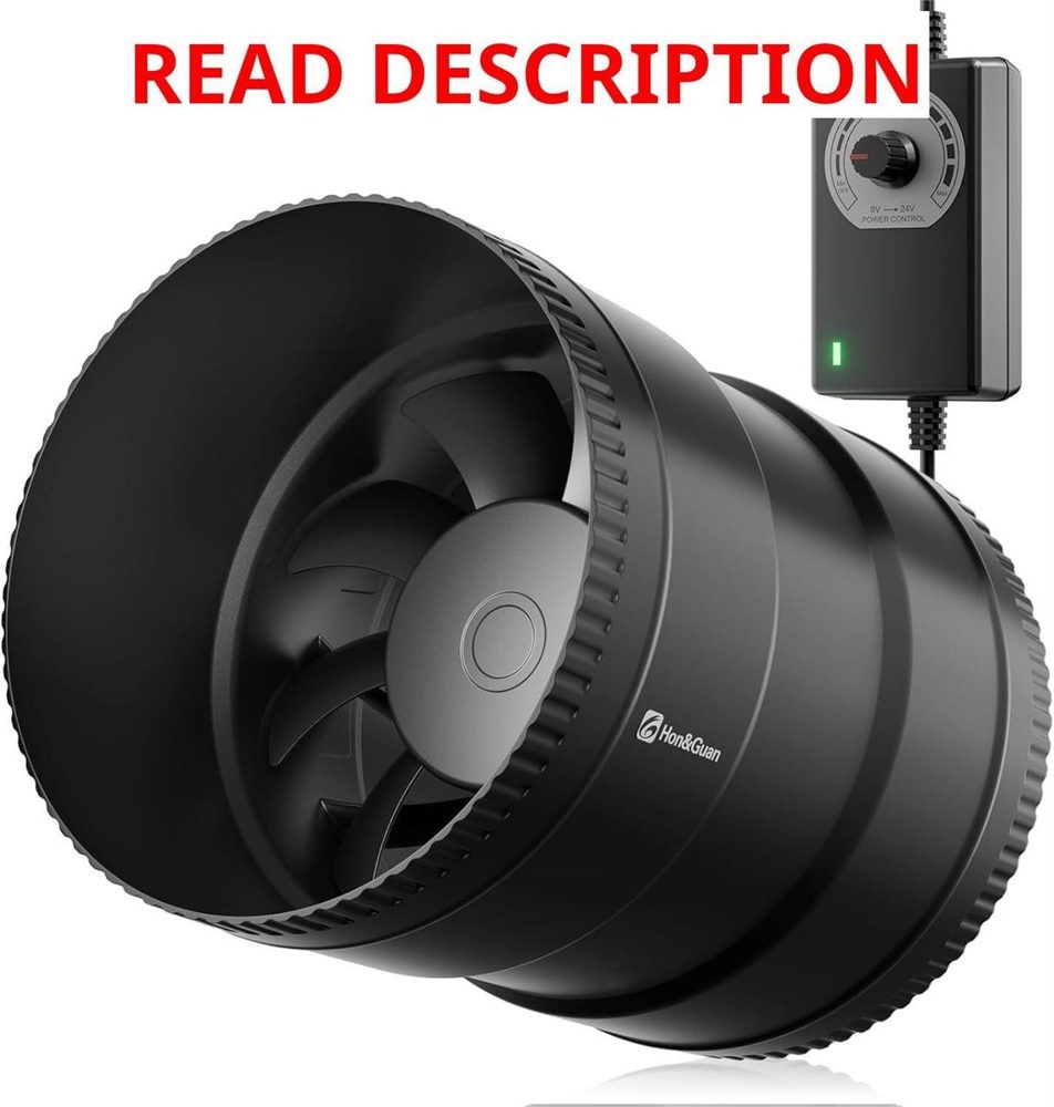 Hon&Guan 6" Inline Booster Duct Fan