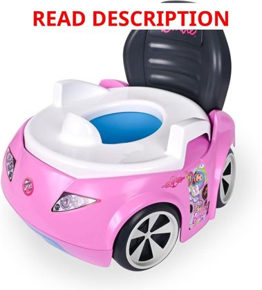 Barbie Convertible Potty Car with Seat Pink
