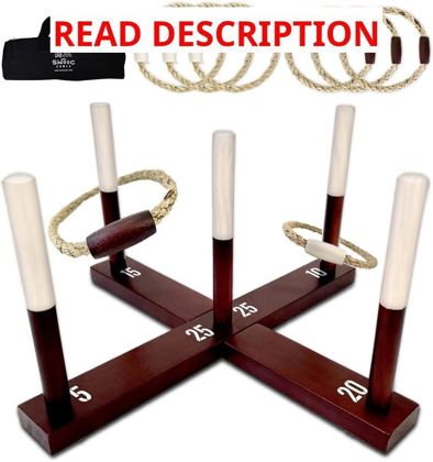 Swooc Rustic Ring Toss Game (All Weather)