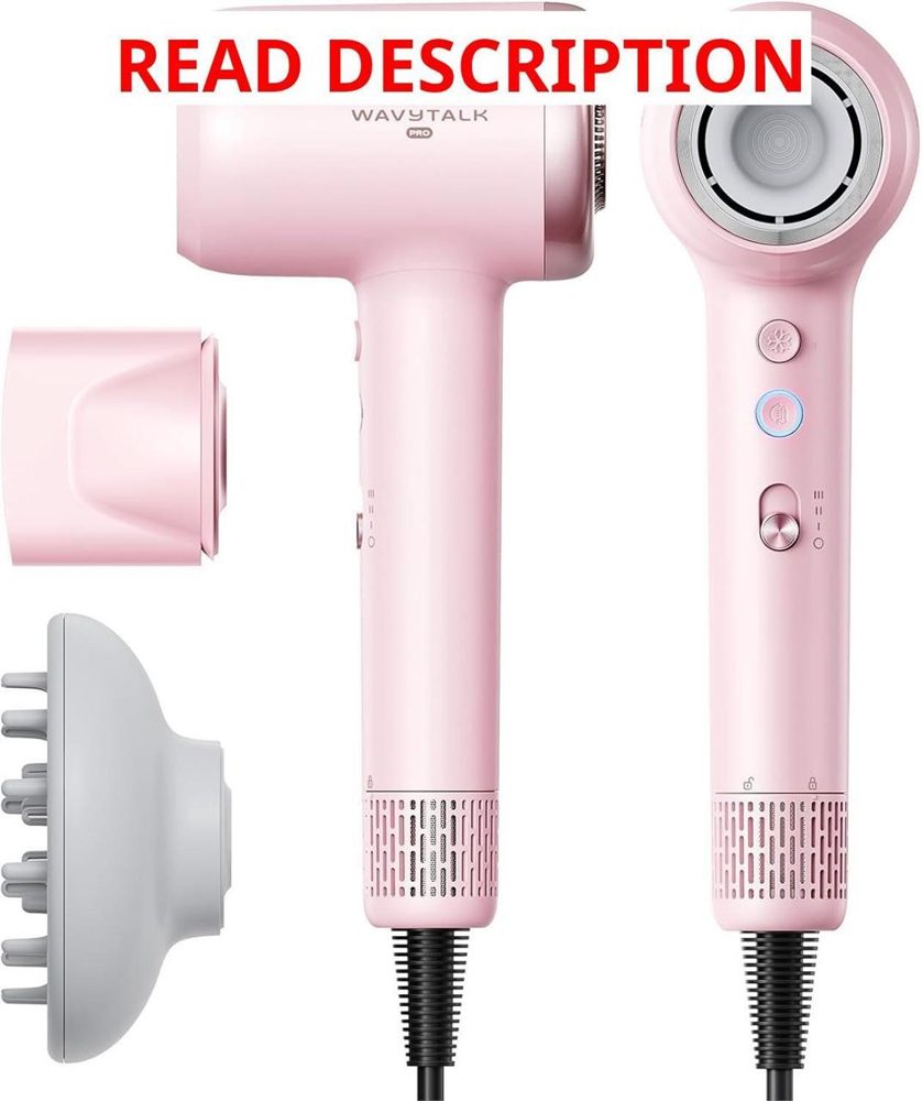 Wavytalk Turblow Pro Hair Dryer pink