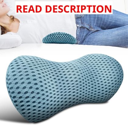 Lumbar Support Pillow for Office Chair Blue