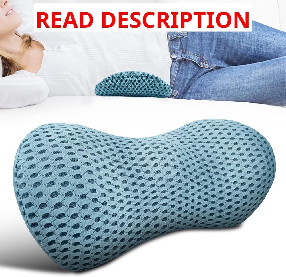 Lumbar Support Pillow for Office Chair Blue