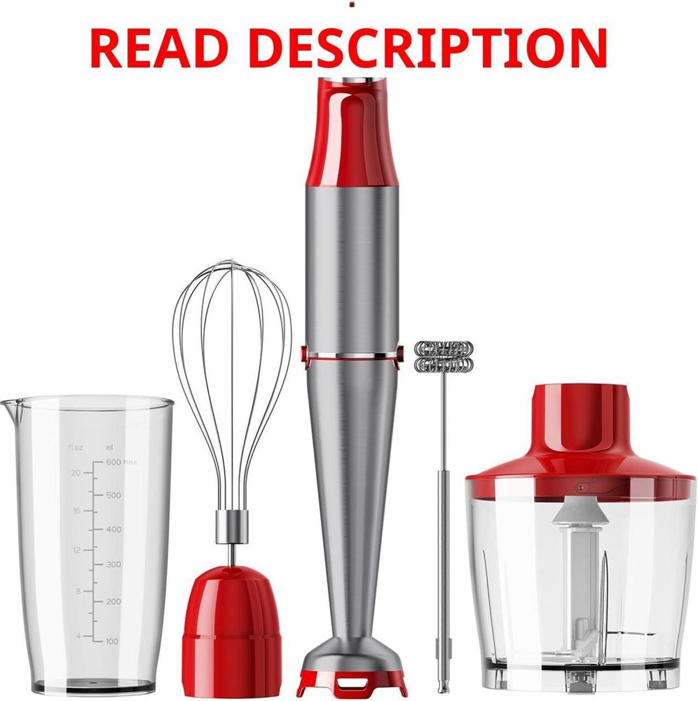 Turelar Immersion Blender 1100W 5-in-1 Set