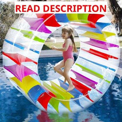 Zcaukya Inflatable Wheel Roller for Kids