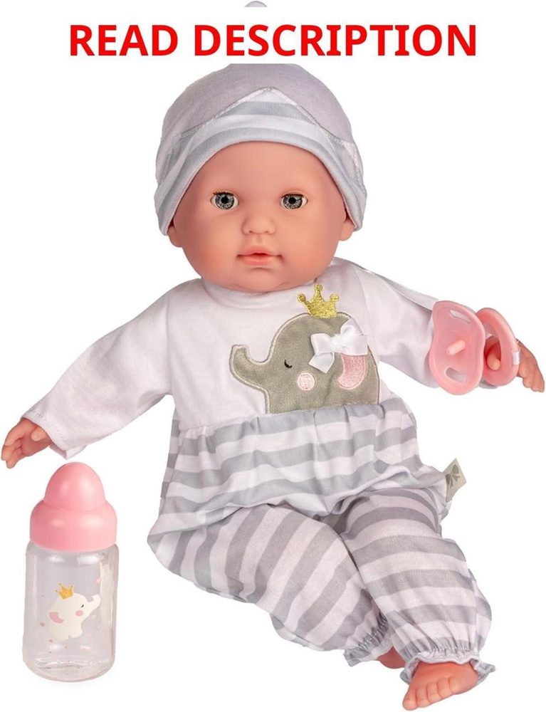JC Toys Berenguer 15" Soft Baby Doll