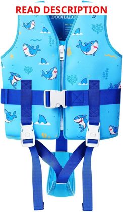 DOOHALO Toddler Swim Vest 1 8 yrs 20 46 lbs