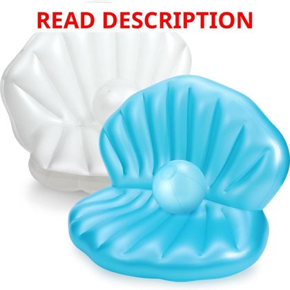 2 Pack 55" Seashell Pool Floats
