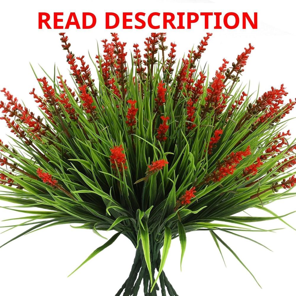 Alyptus Artificial Flowers Outdoor Red Flowers