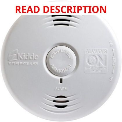 Kidde Smoke Detector 10-Year Battery White