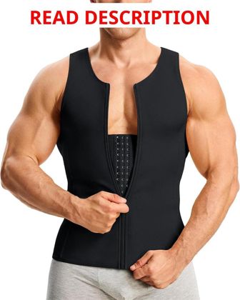 Nebility Mens Shapewear Compression Shirt Vest