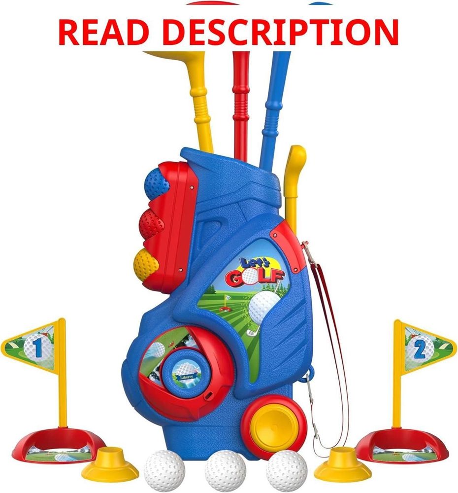 Liberry Toddler Golf Set: Indoor/Outdoor Toys