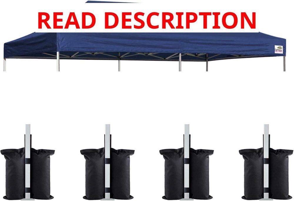 Eurmax 10x20 Pop Up Canopy Replacement Top