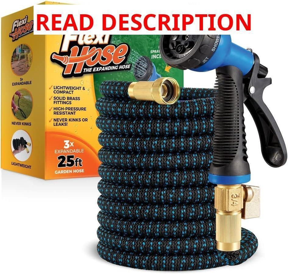 Flexi Hose Expandable Garden Hose with Nozzle
