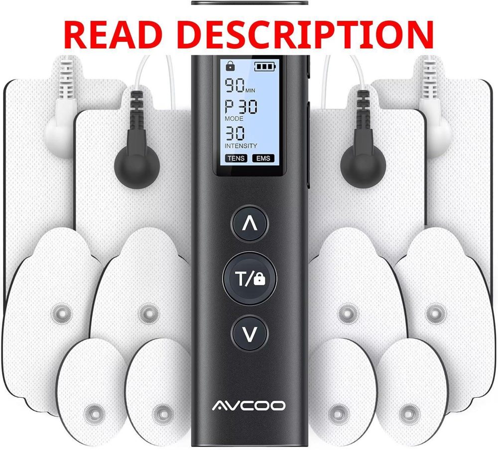 AVCOO 30 Modes TENS EMS Unit 2-Channel