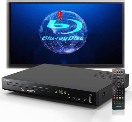 Blu-ray/DVD Player: HDMI 1080P USB Playback