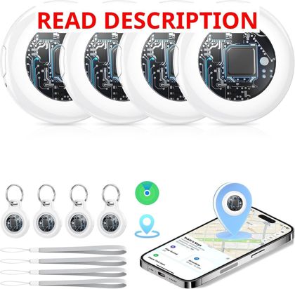 Air Tracker Tags-4 Pack: Find My Key Finder