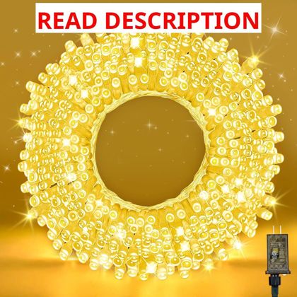 Outside LEDs Warm White String Lights 70FT