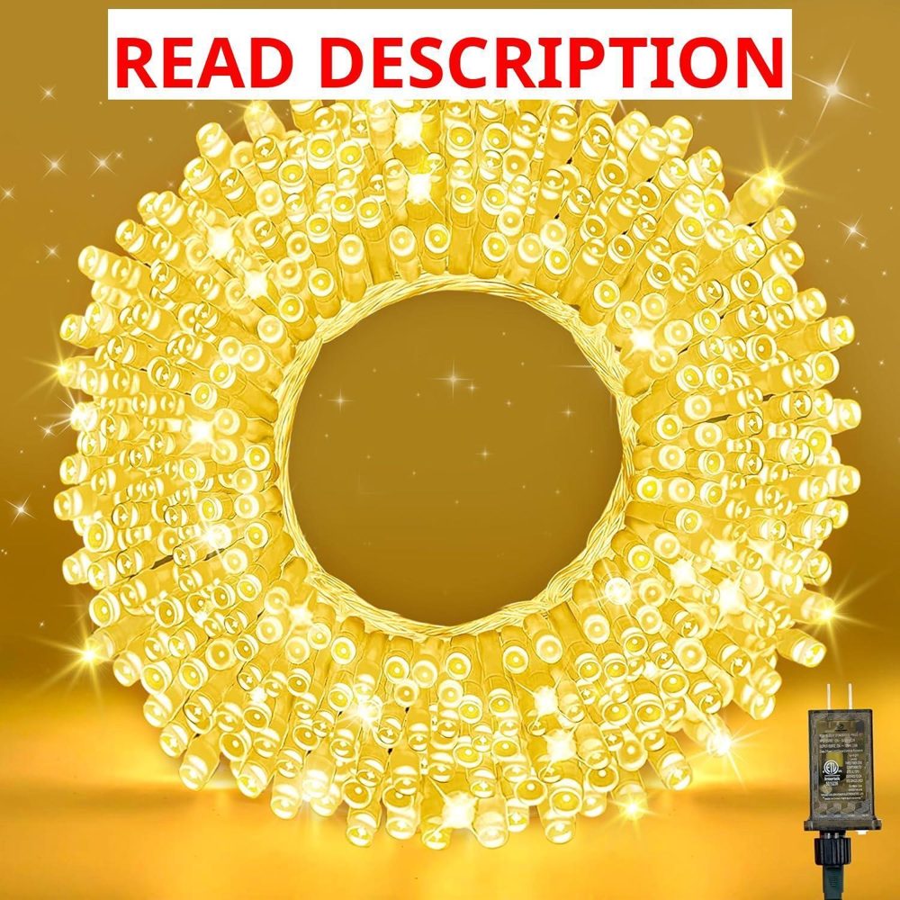Outside LEDs Warm White String Lights 70FT