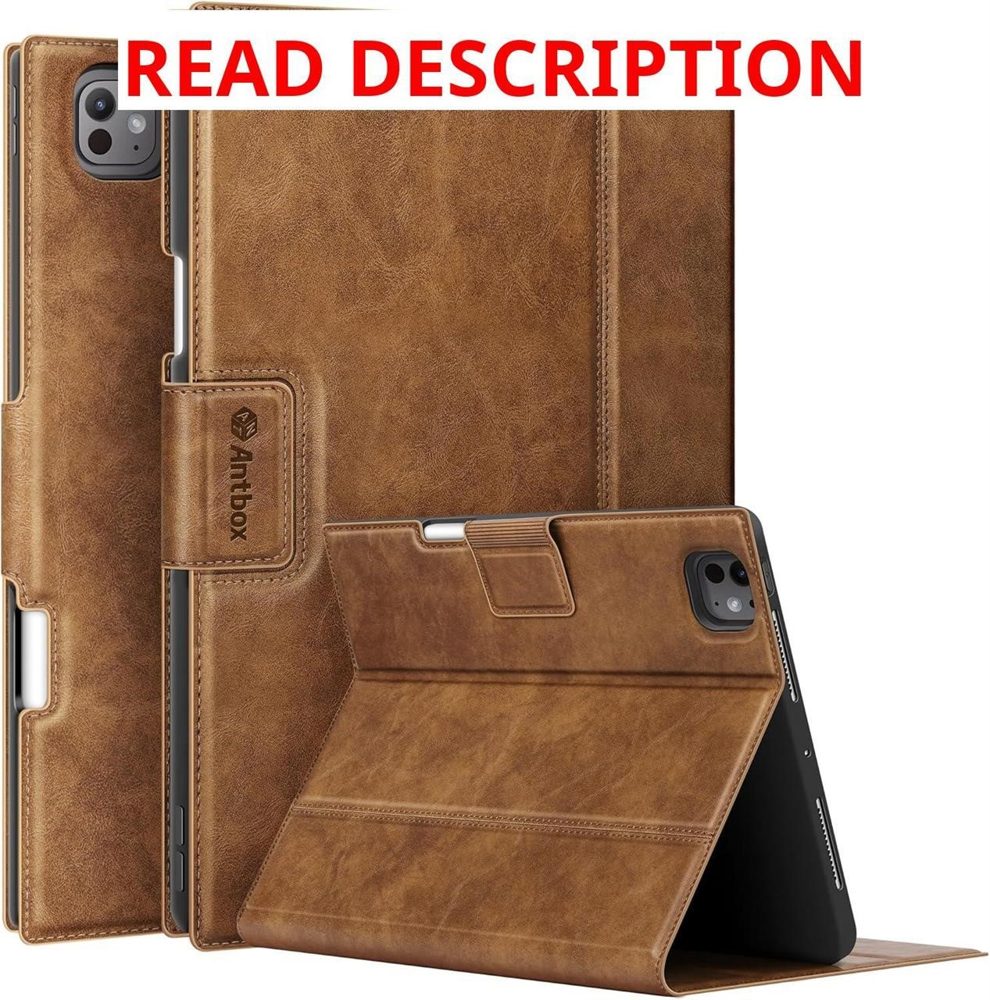 Antbox iPad Pro 13 Case M5/M4 Pencil Holder