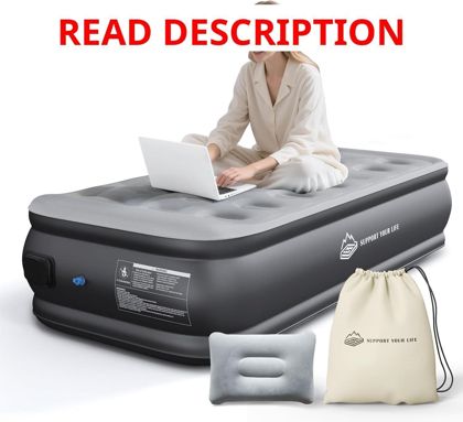 JUITOY Twin Air Mattress with Built-in Pump