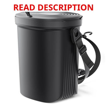 Waretary Car Trash Can Leakproof Bin 2 gal