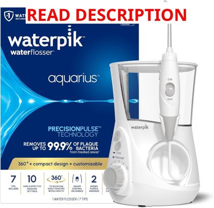 Waterpik Aquarius Flosser WP-660 10 settings