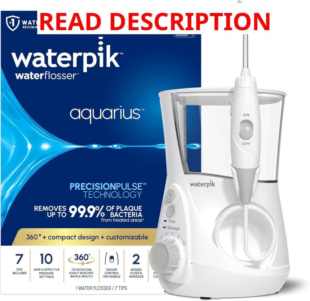 Waterpik Aquarius Flosser WP-660 10 settings