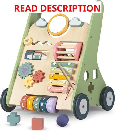 Bautia Wooden Baby Walker for 6-12 Months