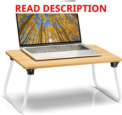 Ruxury Foldable Lap Desk Laptop Stand Wood