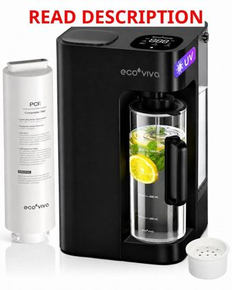 Mate 3 UV RO Countertop Filter Black