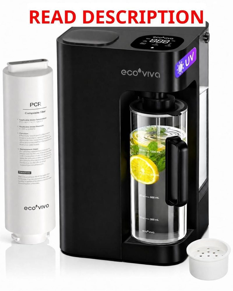 Mate 3 UV RO Countertop Filter Black