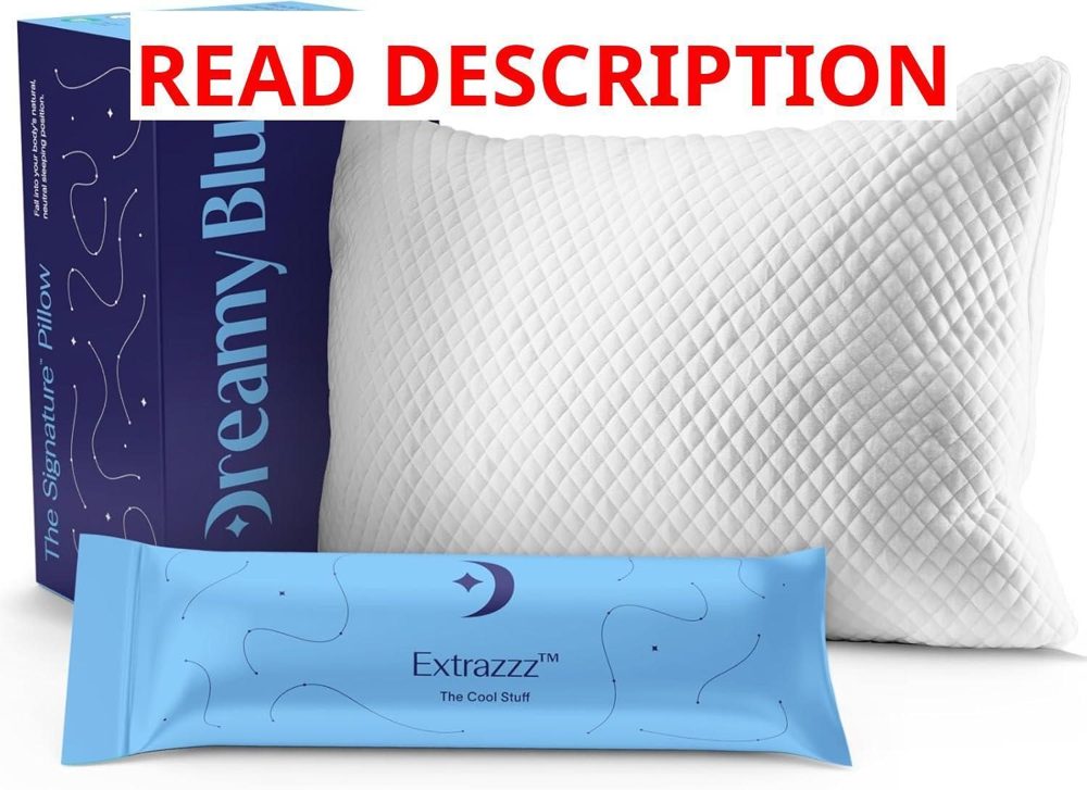 DreamyBlue Signature Pillow w/Loft (Queen)