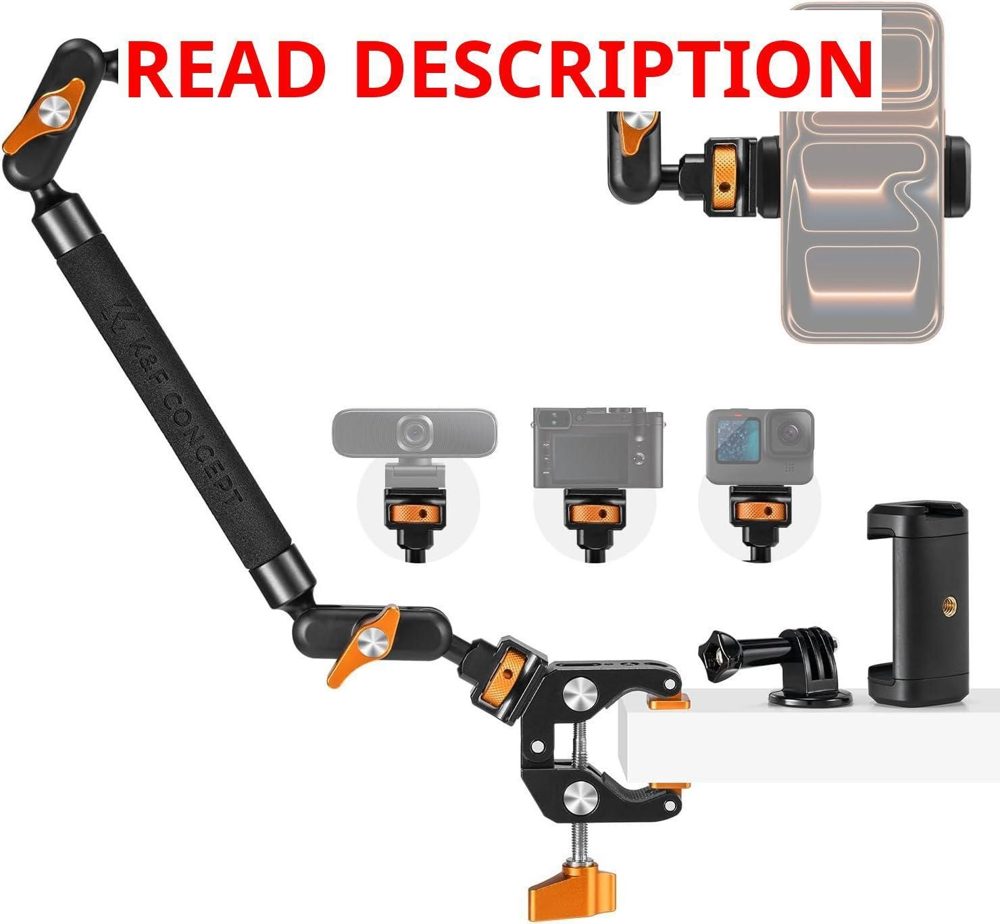 K&F Concept 22" Magic Arm Clamp Kit