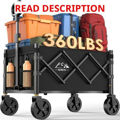 NWH Collapsible Wagon 360lb Capacity