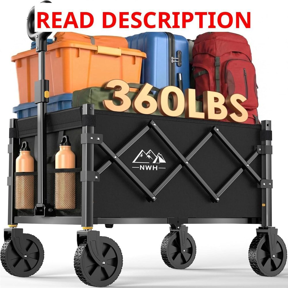 NWH Collapsible Wagon 360lb Capacity