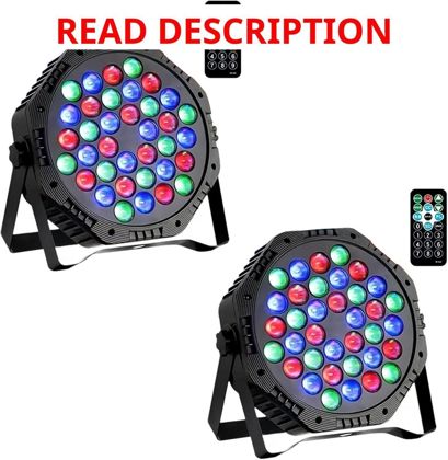 36LED Par Lights DJ Stage Light 2-Pack