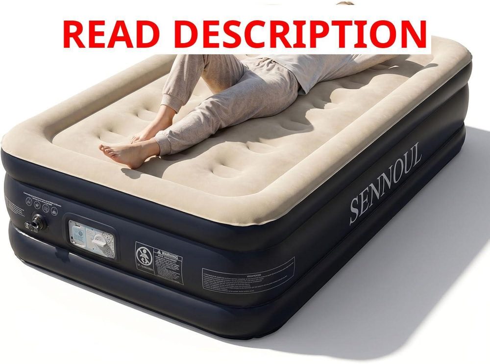 SENNOUL Twin Air Mattress with Pump 18"