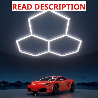 Hexagon Garage Lights 105W 12600LM 6500K