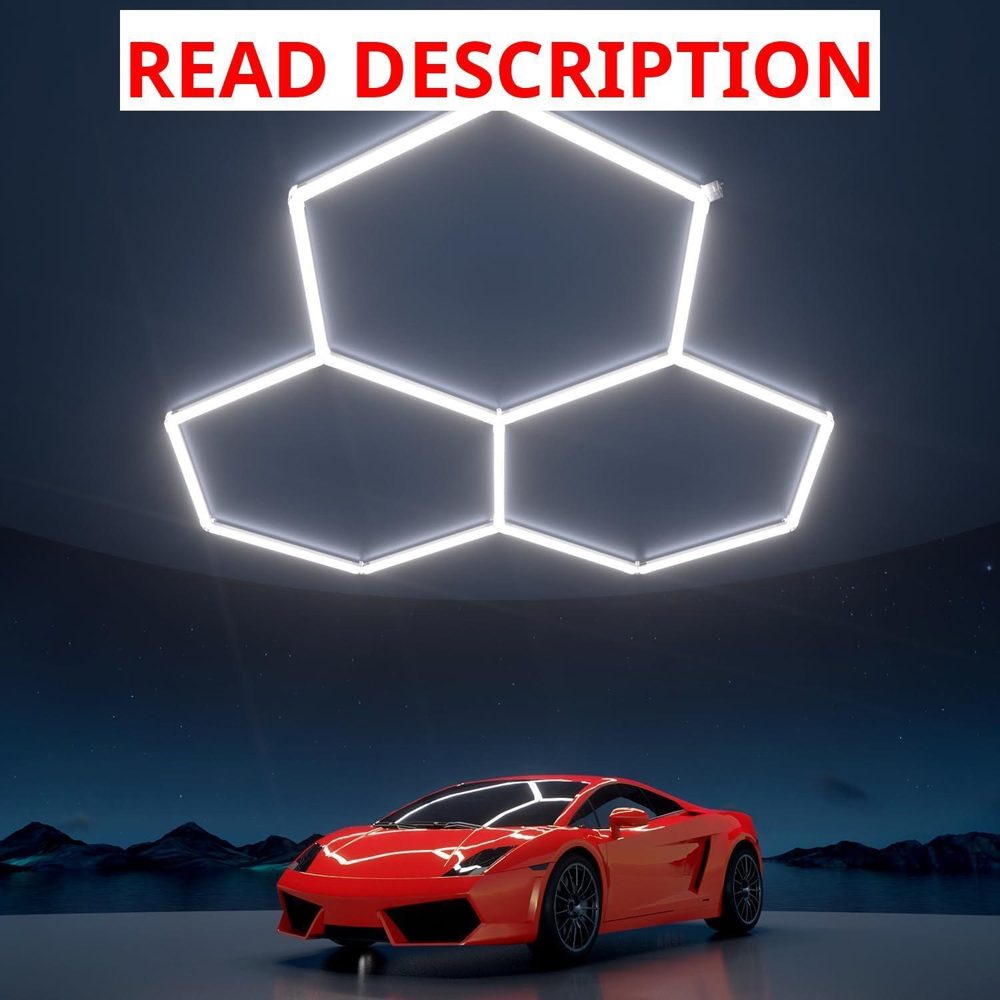 Hexagon Garage Lights 105W 12600LM 6500K