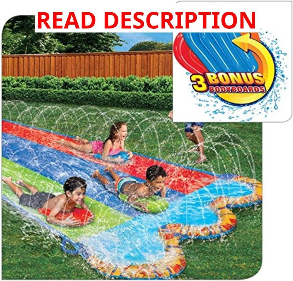 Banzai Triple Racer 16 Ft Water Slide
