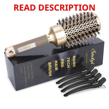 Sndyi 2.1" Nano Ceramic Boar Bristle Brush
